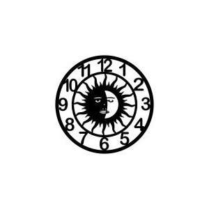   Tower Wall Clock (Arabic Numerals, Sun Moon Style)