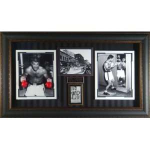  Rocky Marciano   Signed & Framed   Collage Display Sports 
