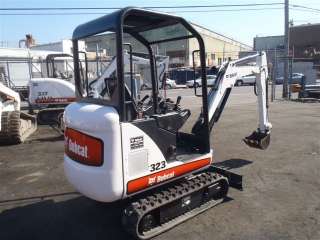 BOBCAT 323 EXCAVATOR 1.5 TON RUBBER TRACK EXPANDABLE ONLY 39 WIDE 