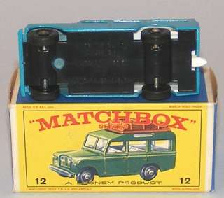 Matchbox Regular #12 c Land Rover Safari NEAR MIB  