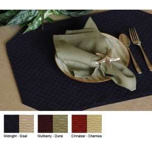  Wicker Reversible Square Table Topper Color Cinnabar 