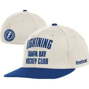  Tampa Bay Lightning Blue Hockey Club Flat Brim Flex Hat 