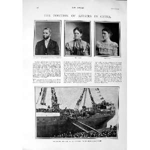   1900 PEKIN CONGER SHIP BREMERHAVEN BOER FARM METHUEN