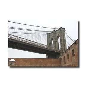  Brooklyn Bridge brick Walls Giclee Print