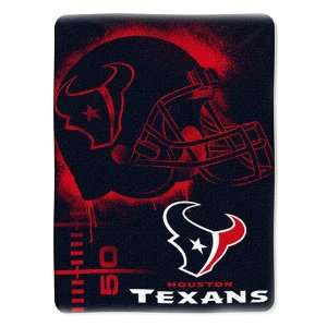  Houston Texans NFL Tag Micro Raschel 60x80 Blanket by 