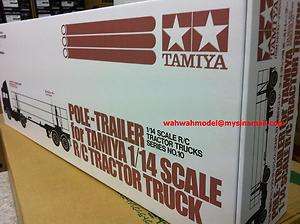 Tamiya 56310 1/14 RC Pole Trailer for Tractor Truck  