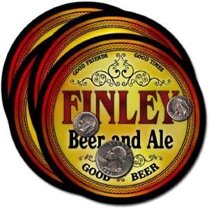  Finley, ND Beer & Ale Coasters   4pk 