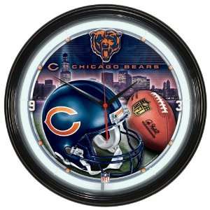  NFL Chicago Bears Neon Clock
