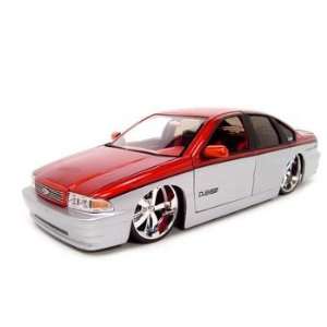   Impala SS Diecast Model Car 118 Scale   Red/Silver Toys & Games