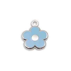 ID Tag   Tiny Flower Shaped Jewelry Tag   Custom engraved cat and dog 