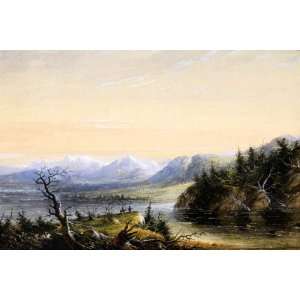   RIVER CHAIN 1859 BY ALFRED JACOB MILLER CANVAS REPRO