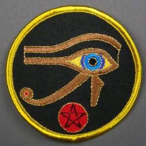  3 Eye of Horus Egyptian Symbol Embroidered Cloth Patch 