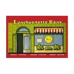  Luncheonette Bank Storefront 20x30 poster