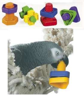 JUMBO NUTS AND BOLTS BIRD PARROT FOOT TOYS PARTS  