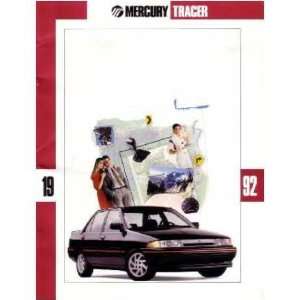    1992 MERCURY TRACER Sales Brochure Literature Book Automotive