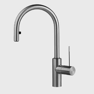   , Single Lever Kitchen Mixer with Swivel Spout and Pull Down Aerator
