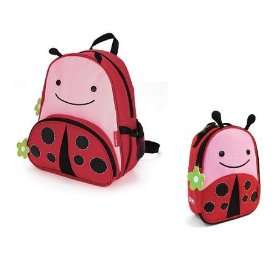  Skip Hop Ladybug Backpack WITH Lunchie Baby