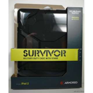 New Retail Griffin Survivor rugged w/Stand for iPad 2 Black compare to 