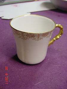 Small Limoges Cup Gold Trim France  