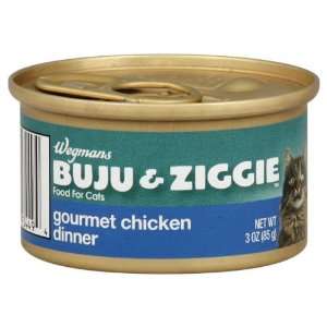  Wgmns Buju & Ziggie Cat Food, Gourmet Chicken Dinner, 3 Oz 