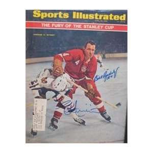  Bill Gadsby & Stan Mikita autographed Sports Illustrated 