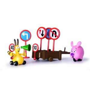   Junction Road Signs With Bungo and Zooter Play Fun Set Toys & Games