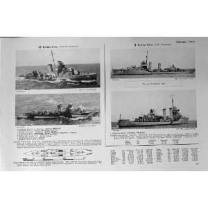   1953 54 America Ships Patterson Dunlap Mayrant Moffett