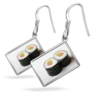 Earrings Sushiwith French Sterling Silver Earring Hooks