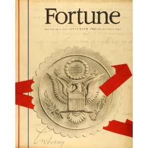  1943 Cover Fortune Hans Moller Great Seal United States 