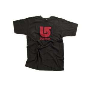 Burton Logo Vertical S/S Tee (True Black) XLarge   Shirts 2011