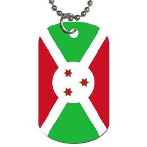  Burundi Flag Dog Tag 
