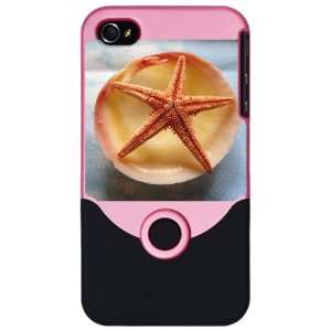   or 4S Slider Case Pink Sea Shell and a Starfish 