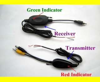 4Ghz Wireless RCA Video Transmitter&Receiver for CAR REAR VIEW 
