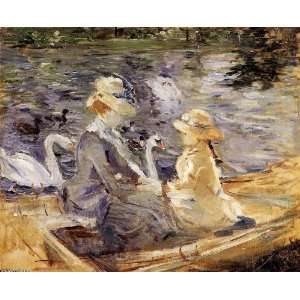   Berthe Morisot   24 x 20 inches   On the Lake in th