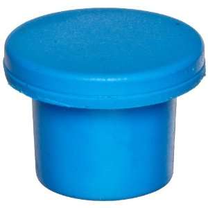 Chemglass CLS 4209 14 Blue Rubber Butyl Stopper, 20mm Size (Pack of 