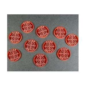  Over Watch Tokens (Set of 10, Fluorescent Amber) Toys 
