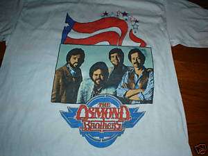 OSMOND BROTHERS BAND CONCERT SHIRT DONNY MARIE 1984  