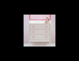 SET OF PETALS FLOWERS CHEST OF DRAWERS GIRLS BEDROOM  
