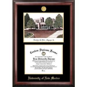  University of New Mexico Gold Embossed Diploma Frame with 