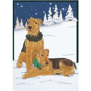   Productions C888 Holiday Boxed Cards  Airedale