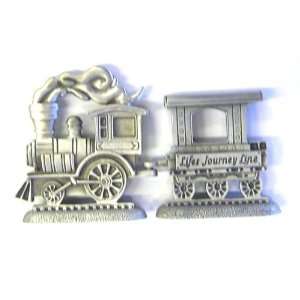    2 in. Pewter Train   Engine & Caboose (JC 210 E) Toys & Games