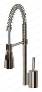 BRUSHED NICKEL KITCHEN FAUCET WITH PULL OUT SPRAYER  