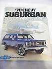 1978 Chevrolet Chevy Trucks Suburban