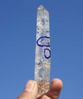 A+ Bubble Water Enhydro Quartz Crystal Point Specimen  
