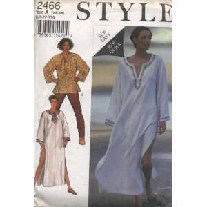   Tunic in Two Lengths Sewing Pattern #2466 Arts, Crafts & Sewing