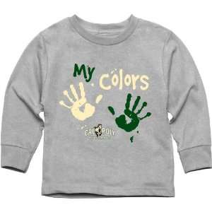  Cal Poly Mustangs Toddler My Colors Long Sleeve T Shirt 