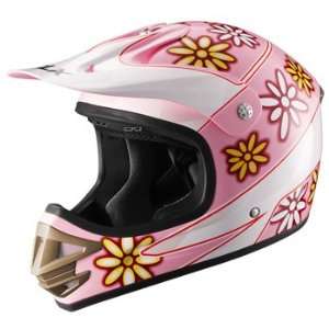  GLX Youth Off Road Motocross Helmet Sugar & Spice Pink 