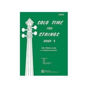  Solo Time for Strings   Book 4   String Bass Musical 