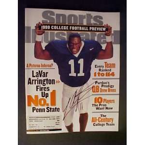 LaVar Arrington Penn State Autographed 1999 College Football Preview 