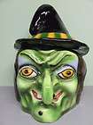Wolfe Studio Scary Witch Head Cookie Jar (Halloween) Limited Edition 